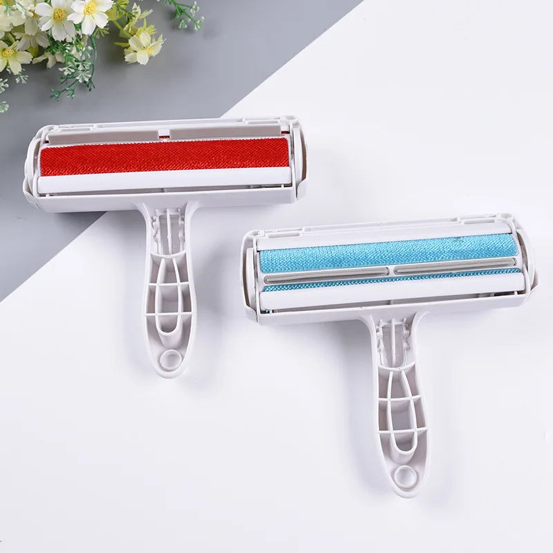 Pet Hair Remover Roller - Dog & Cat Fur Remover with Self-Cleaning Base - Efficient Animal Hair Removal Tool - Perfect for Furni