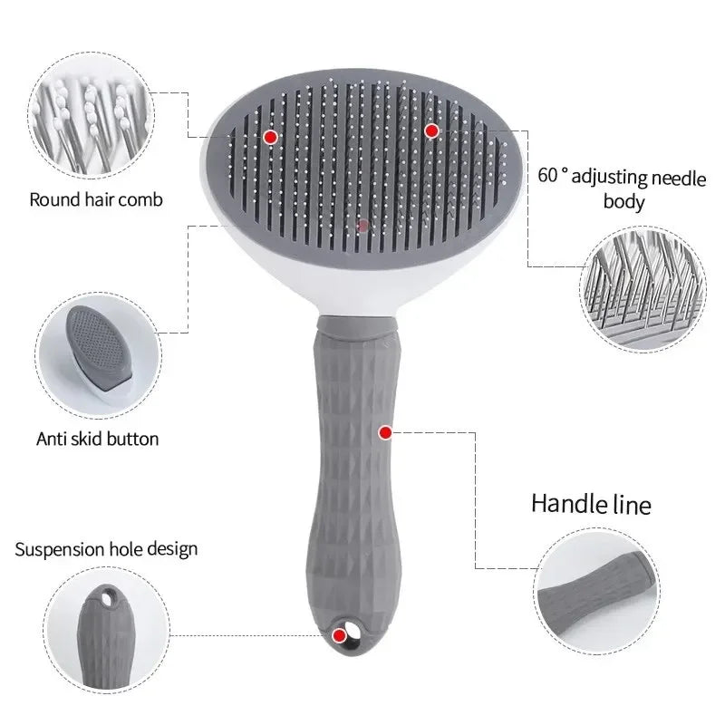 Pet Dog Brush Dog Hair Remover Dogs and Cats Pets Dogs Accessories Beauty Tools Cat Comb For Grooming Removes Hairs Supplies